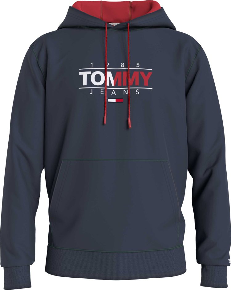 Tommy Jeans Essential Graphic Φούτερ με Κουκούλα DM0DM11630