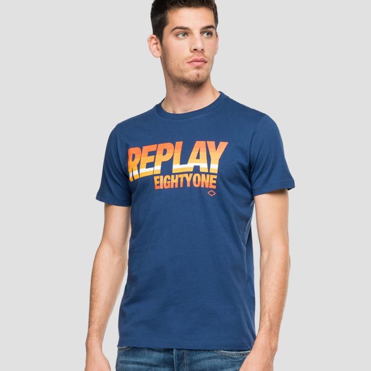 REPLAY EIGHTYONE ΒΑΜΒΑΚΕΡΟ T-SHIRT