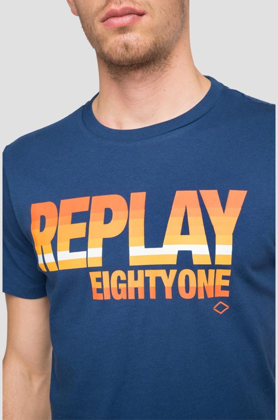 REPLAY EIGHTYONE ΒΑΜΒΑΚΕΡΟ T-SHIRT