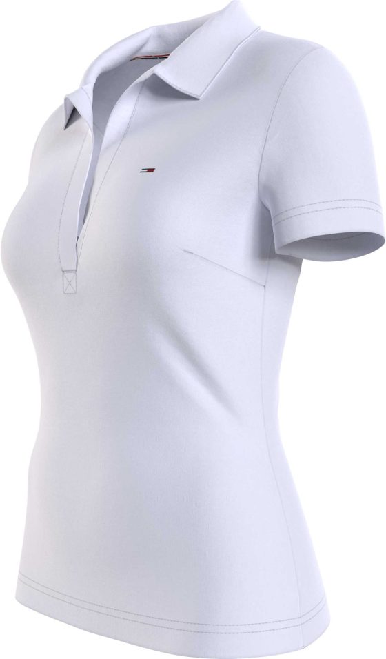 TOMMY JEANS ΓΥΝΑΙΚΕΙΟ POLO Γυναικείο Polo. Με V Λαιμόκοψη. Slim Γραμμή.