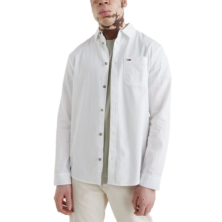 TOMMY JEANS ΛΙΝΟ SPRING ΠΟΥΚΑΜΙΣΟ DM0DM13031