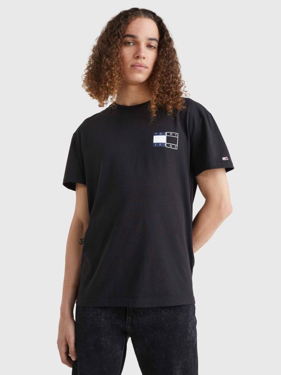 TOMMY JEANS MEN TWISTED FLAG T-SHIRT DM0DM14015