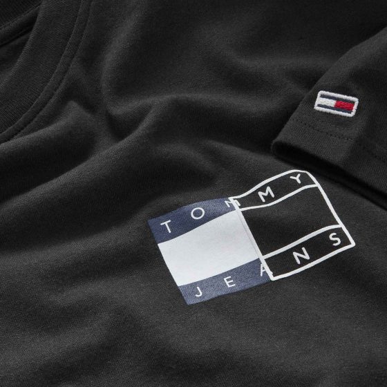 TOMMY JEANS MEN TWISTED FLAG T-SHIRT DM0DM14015