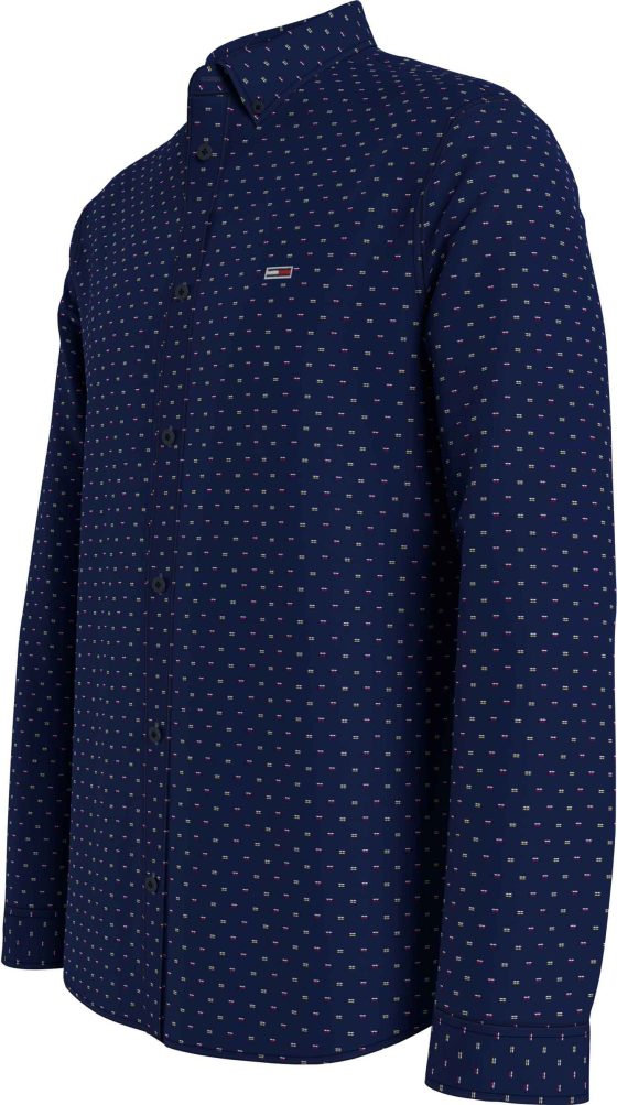 TOMMY JEANS MEN ESSENTIAL DOBBY SHIRT DM0DM14184