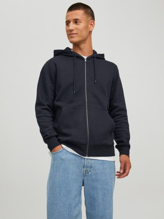 JACK&JONES STAR BASIC ZIP HOODIE 12210830