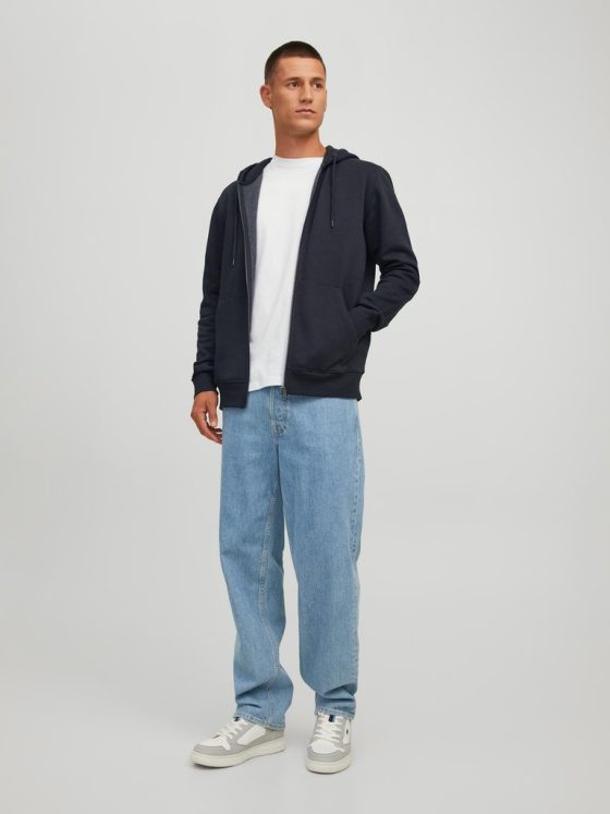 JACK&JONES STAR BASIC ZIP HOODIE 12210830