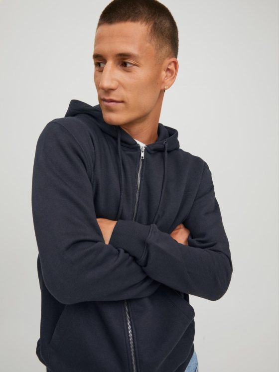 JACK&JONES STAR BASIC ZIP HOODIE 12210830
