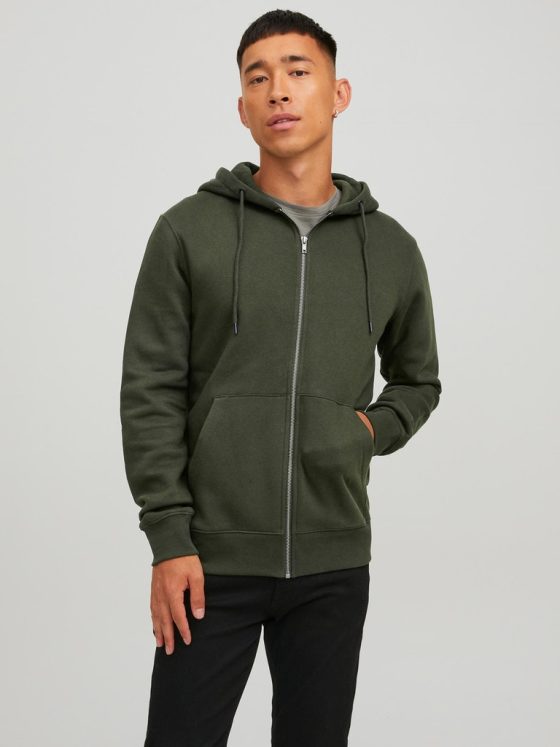 JACK&JONES STAR BASIC ZIP HOODIE 12210830