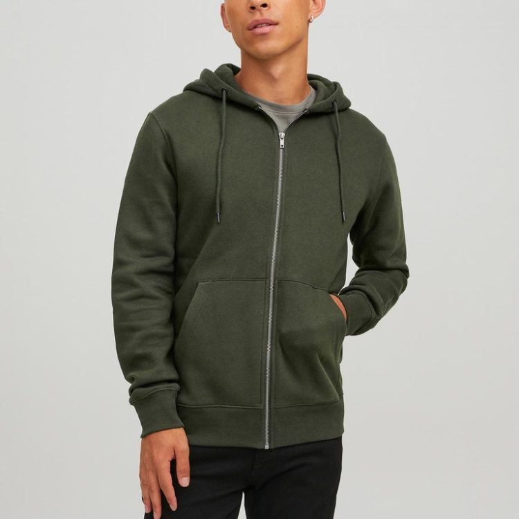 JACK&JONES STAR BASIC ZIP HOODIE 12210830