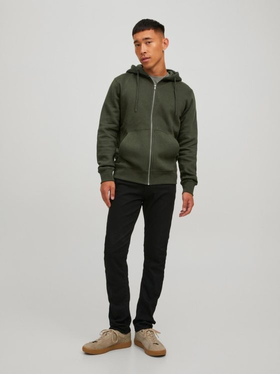 JACK&JONES STAR BASIC ZIP HOODIE 12210830