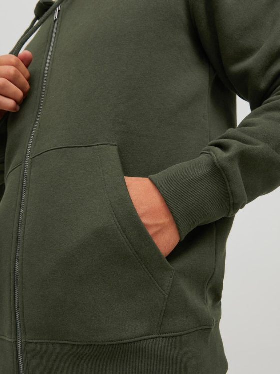 JACK&JONES STAR BASIC ZIP HOODIE 12210830