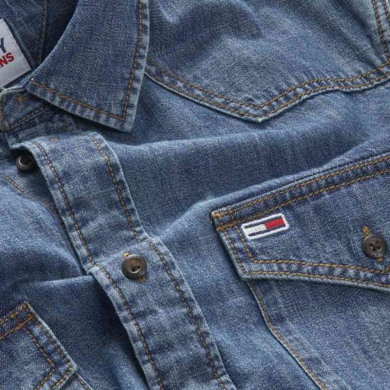 TOMMY JEANS MEN WESTERN DENIM SHIRT DM0DM14269