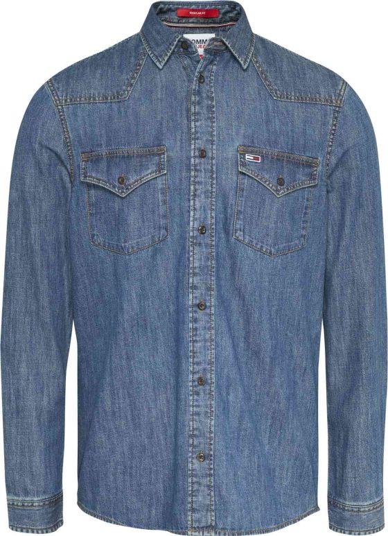 TOMMY JEANS MEN WESTERN DENIM SHIRT DM0DM14269