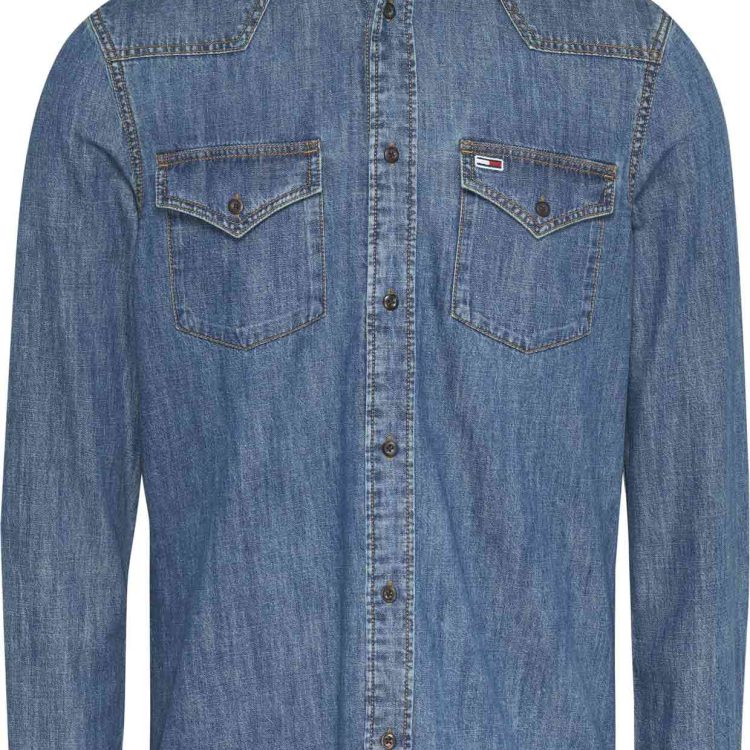 TOMMY JEANS MEN WESTERN DENIM SHIRT DM0DM14269