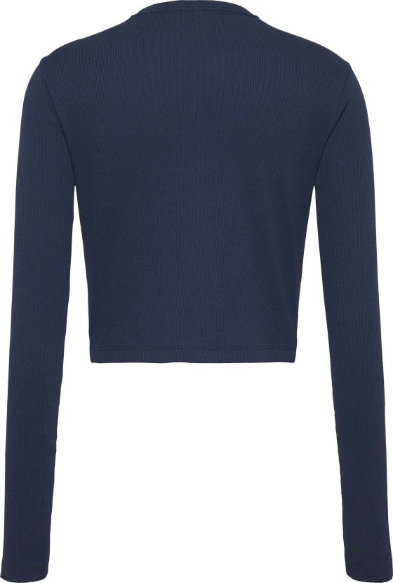 TOMMY JEANS ΜΑΚΡΥΜΑΝΙΚΟ T-SHIRT ΜΕ ΚΛΑΣΙΚΗ ΛΑΙΜΟΚΟΨΗ DW0DW14277