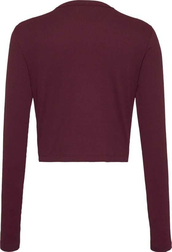 TOMMY JEANS ΜΑΚΡΥΜΑΝΙΚΟ T-SHIRT ΜΕ ΚΛΑΣΙΚΗ ΛΑΙΜΟΚΟΨΗ DW0DW14277