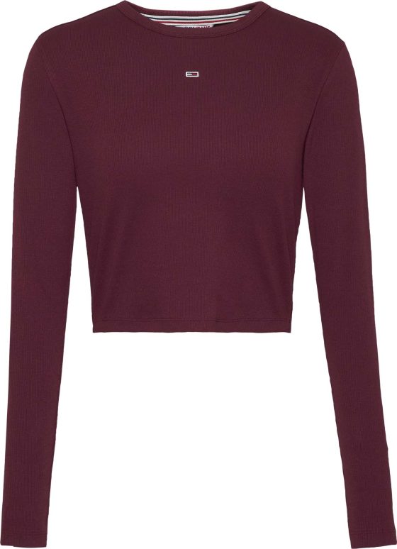 TOMMY JEANS ΜΑΚΡΥΜΑΝΙΚΟ T-SHIRT ΜΕ ΚΛΑΣΙΚΗ ΛΑΙΜΟΚΟΨΗ DW0DW14277