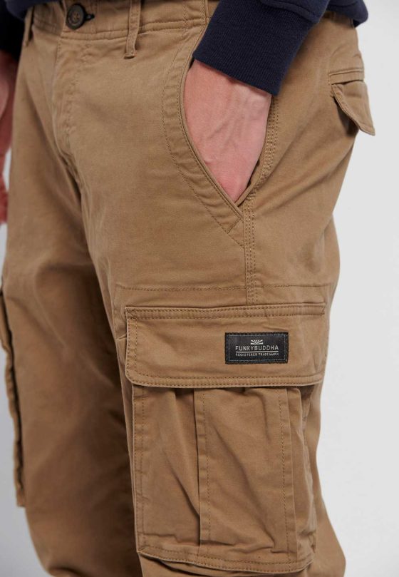 FUNKY-BUDDHA COMFORT STRETCH CARGO ΠΑΝΤΕΛΟΝΙ FBM006-002-02