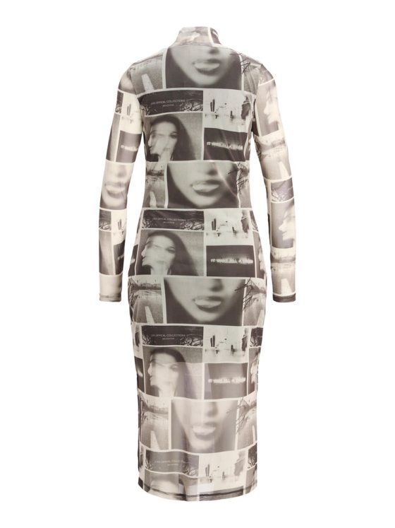 JJXX OHALA MESH LONG SLEEVE HIGH NECK DRESS 12218643