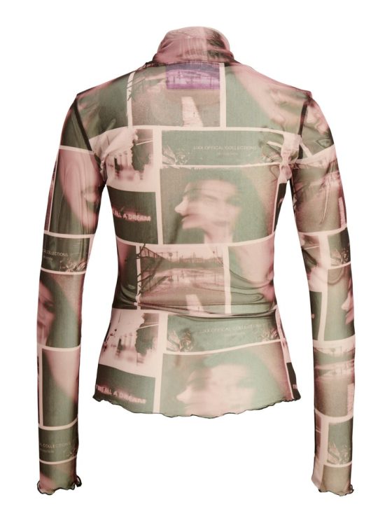 JJXX MAUI LONG SLEEVE HIGH NECK MESH TOP 12218696