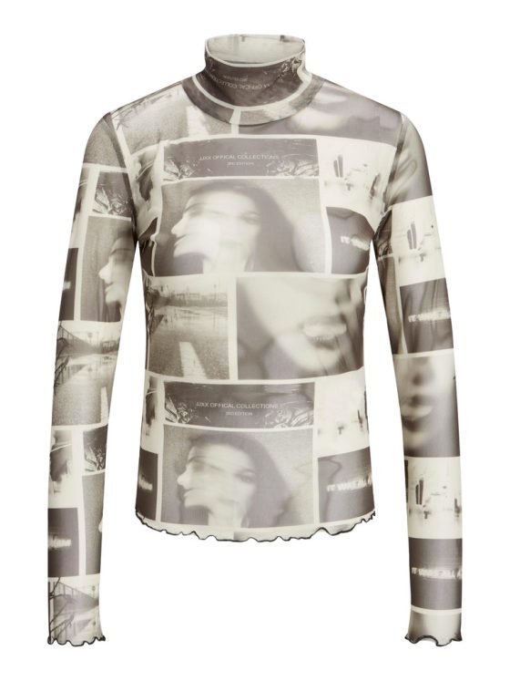 JJXX MAUI LONG SLEEVE HIGH NECK MESH TOP 12218696