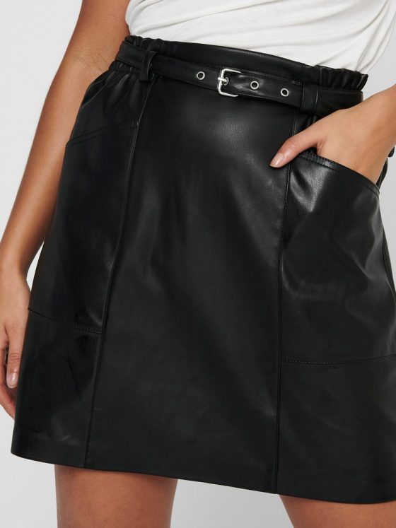 ONLY HEIDI FAUX LEATHER SKIRT 15229099