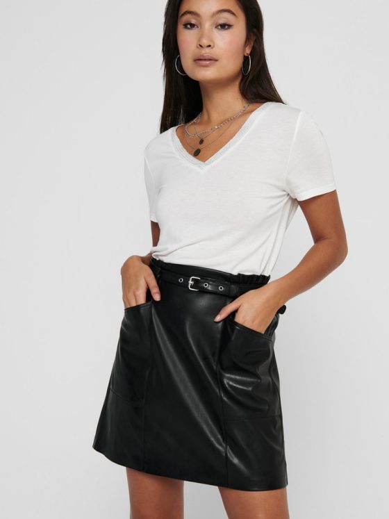 ONLY HEIDI FAUX LEATHER SKIRT 15229099
