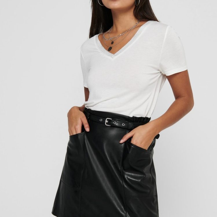 ONLY HEIDI FAUX LEATHER SKIRT 15229099