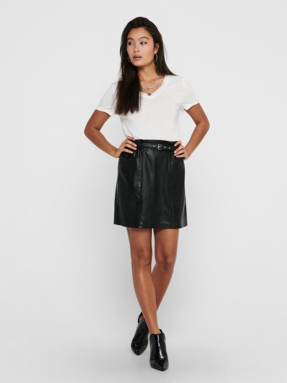 ONLY HEIDI FAUX LEATHER SKIRT 15229099