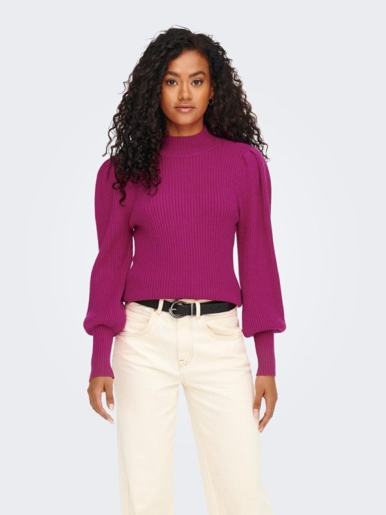 ONLY KATIA LONG SLEEVE HIGHNECK PULLOVER KNIT 15232494