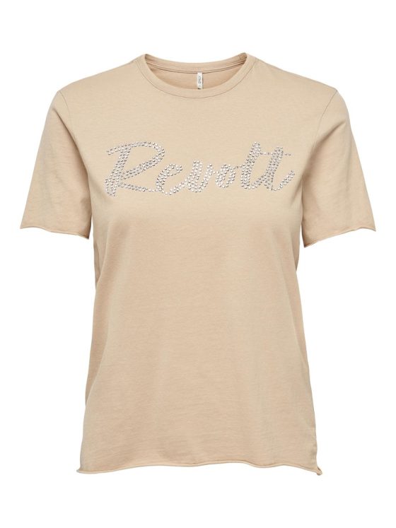 ONLY LUCY REGULAR SHORT SLEEVE WITH STUDS T-SHIRT 15273179