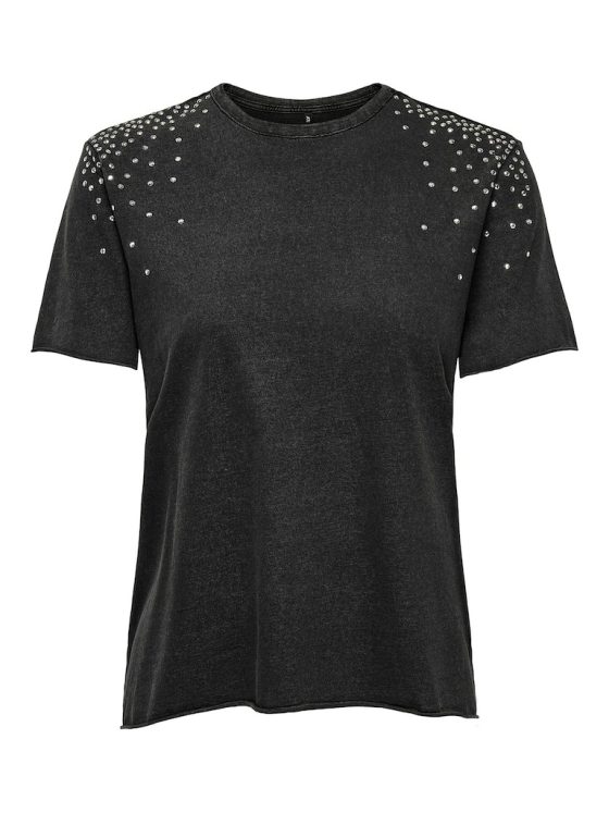 ONLY LUCY REGULAR SHORT SLEEVE WITH STUDS T-SHIRT 15273179