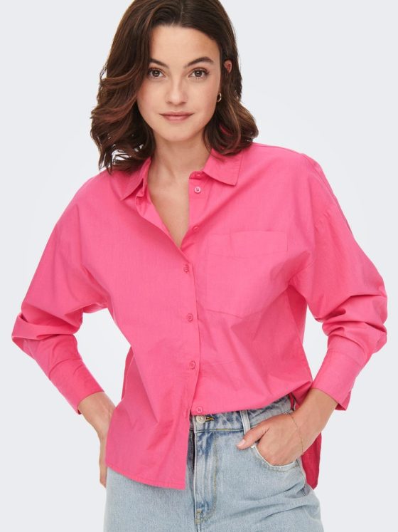 ONLY LINA LONG SLEEVE LOOSE SHIRT 15270508
