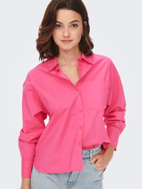 ONLY LINA LONG SLEEVE LOOSE SHIRT 15270508