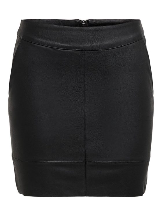 ONLΥ BASE FAUX LEATHER SKIRT 15164809