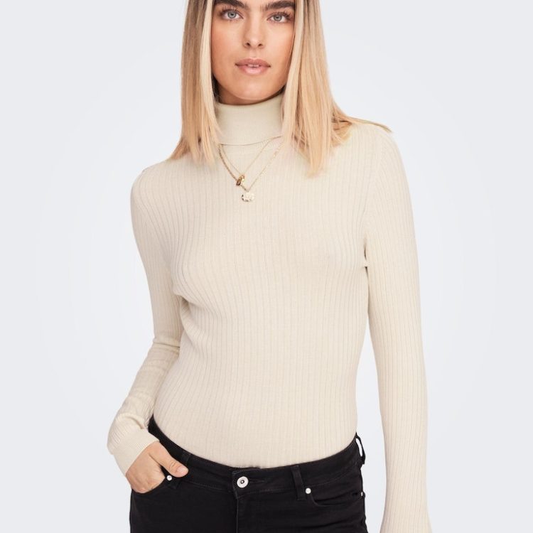 ONLY KAROL LONG SLEEVE ROLLNECK PULLOVER KNIT 15165075