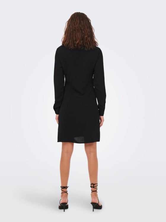 ONLY METTE LONG SLEEVES WRINKLE DRESS 15274642