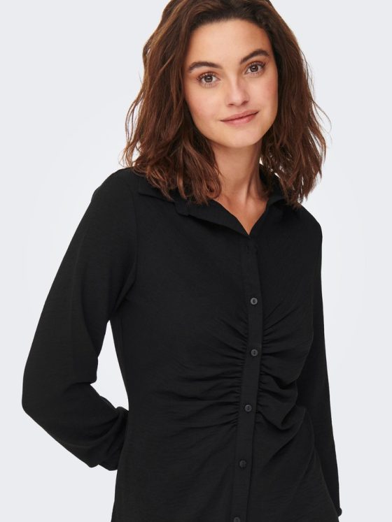 ONLY METTE LONG SLEEVES WRINKLE DRESS 15274642