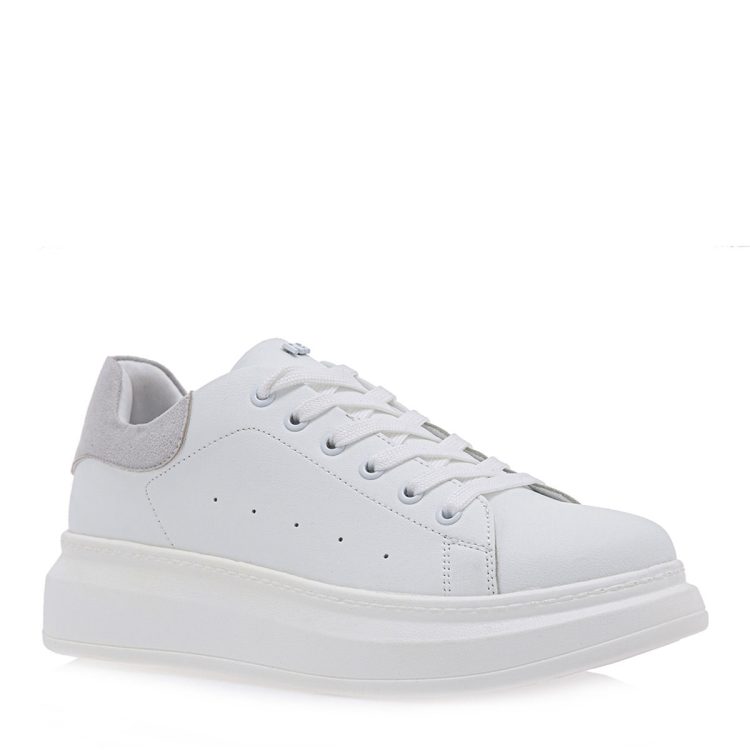 RENATO GARINI ΛΕΥΚΟ ΠΑΓΟΣ ΚΑΣΤΟΡΙ SNEAKERS P119R1012K22