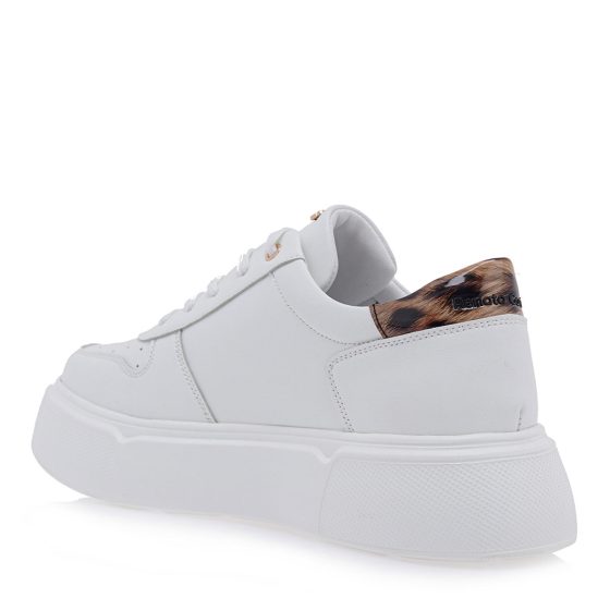 RENATO GARINI ΛΕΥΚΟ ΛΕΟΠΑΡ SNEAKERS P119R1262I40