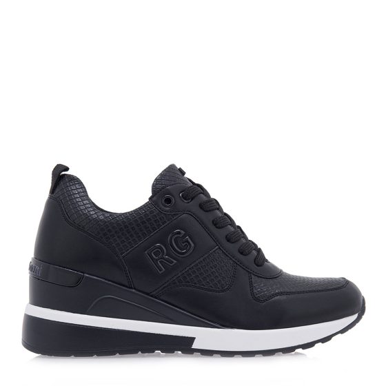 RENATO GARINI SNEAKERS ΜΑΥΡΟ ΦΙΔΙ P119R301334F
