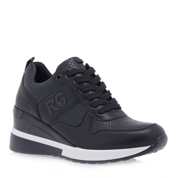 RENATO GARINI SNEAKERS ΜΑΥΡΟ ΦΙΔΙ P119R301334F