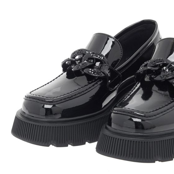 EXE ΜΑΥΡA LOAFERS ΛΟΥΣΤΡΙΝΙ P154R2652007