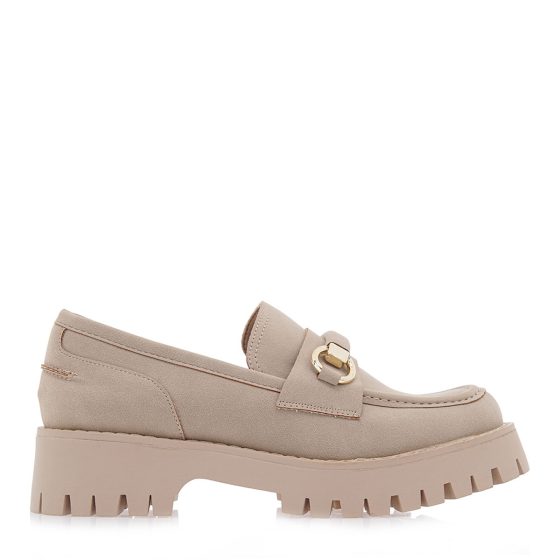 EXE LOAFERS ΜΠΕΖ ΚΑΣΤΟΡΙ ΜΕ ΧΡΥΣΗ ΛΕΠΤΟΜΕΡΙΑ P1700482201F