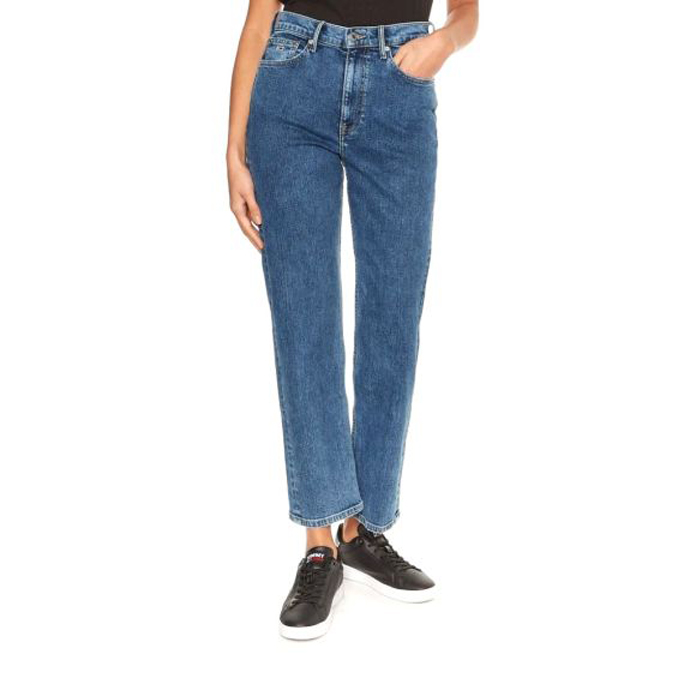 TOMMY JEANS HARPER ΨΗΛΟΜΕΣΟ ΤΖΙΝ ΜΕ ΙΣΙΑ ΓΡΑΜΜΗ DW0DW13380