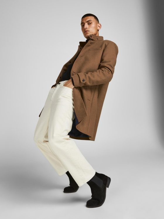 JACK&JONES MELTON WOOL COAT 12177644