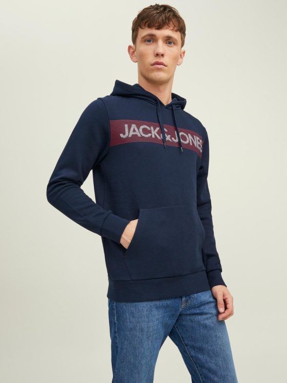 JACK&JONES CORP LOGO SWEAT HOOD 12152840