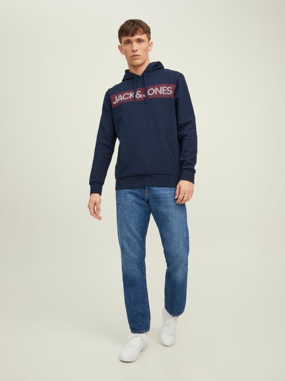 JACK&JONES CORP LOGO SWEAT HOOD 12152840