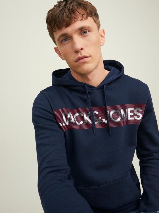 JACK&JONES CORP LOGO SWEAT HOOD 12152840