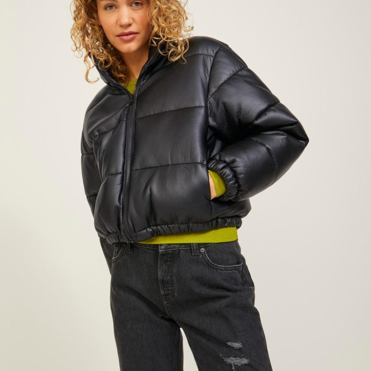 JJXX CLINE FAUX LEATHER PUFFER JACKET 12218550